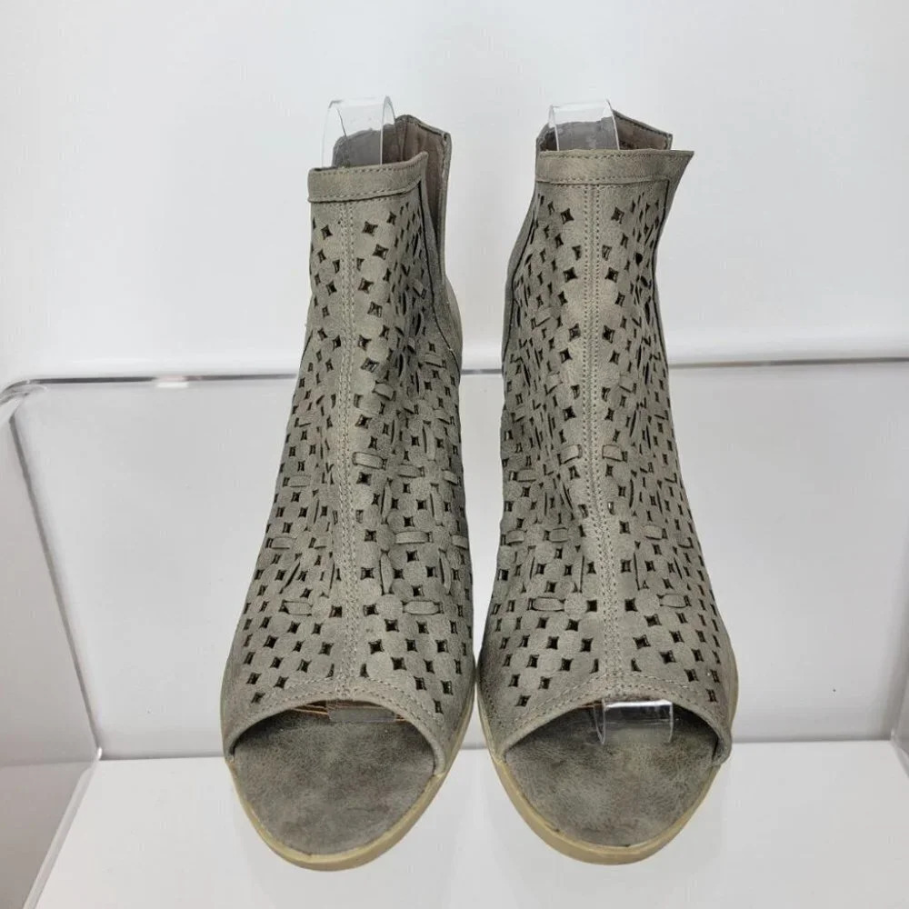 Sugar Open Toe Booties - Picture 5 of 10